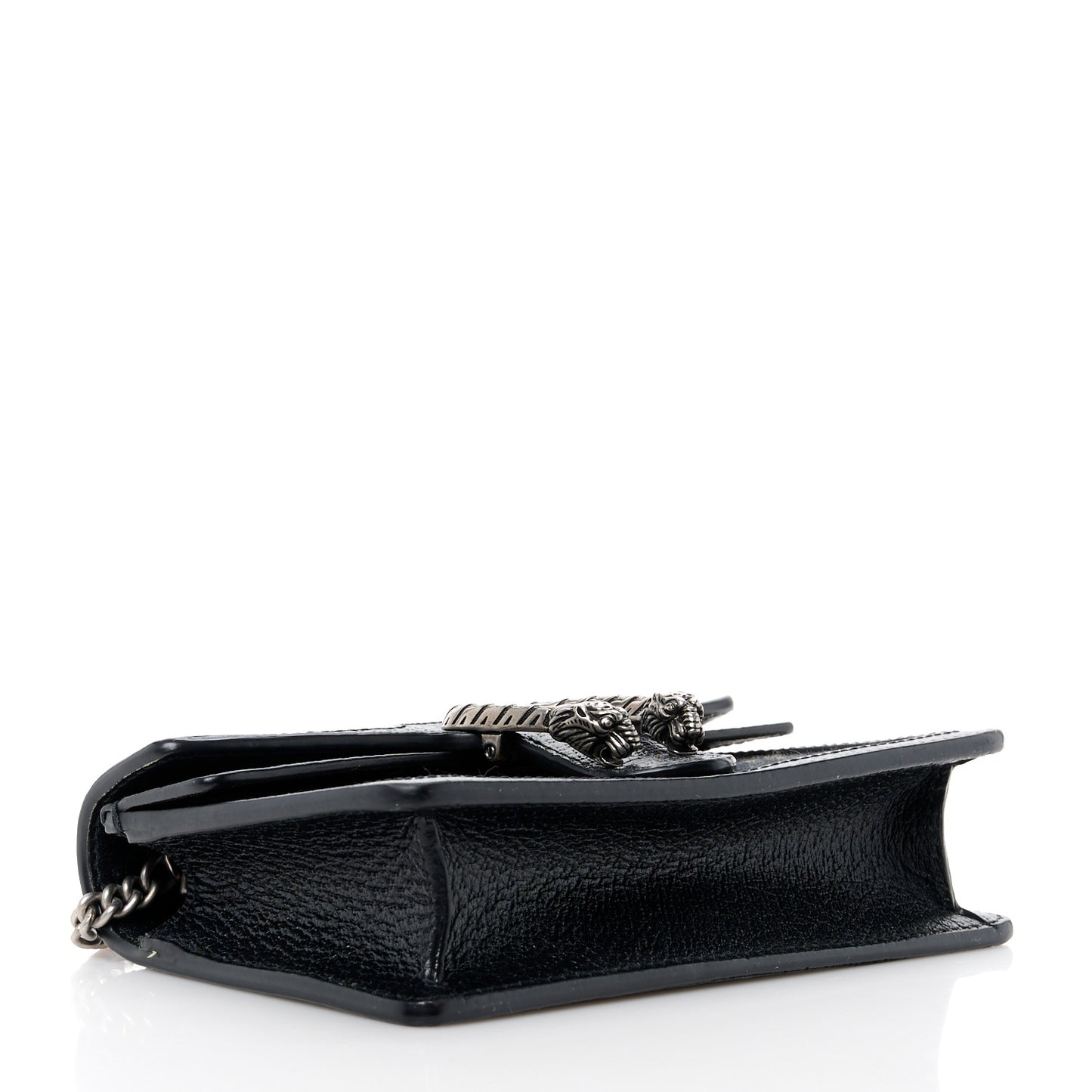 Jacquard Black Denim GG Monogram Super Mini Dionysus Shoulder Bag Black Ivory