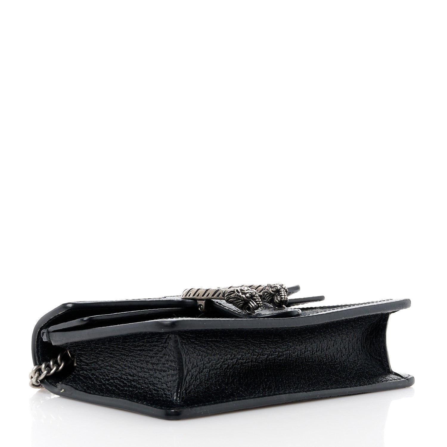 Gucci Jacquard Black Denim GG Monogram Super Mini Dionysus Shoulder Bag Black Ivory 4 of 10