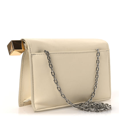 Jacquemus Smooth Calfskin La Petite Pochette Rond Carre Light Ivory 3 of 11