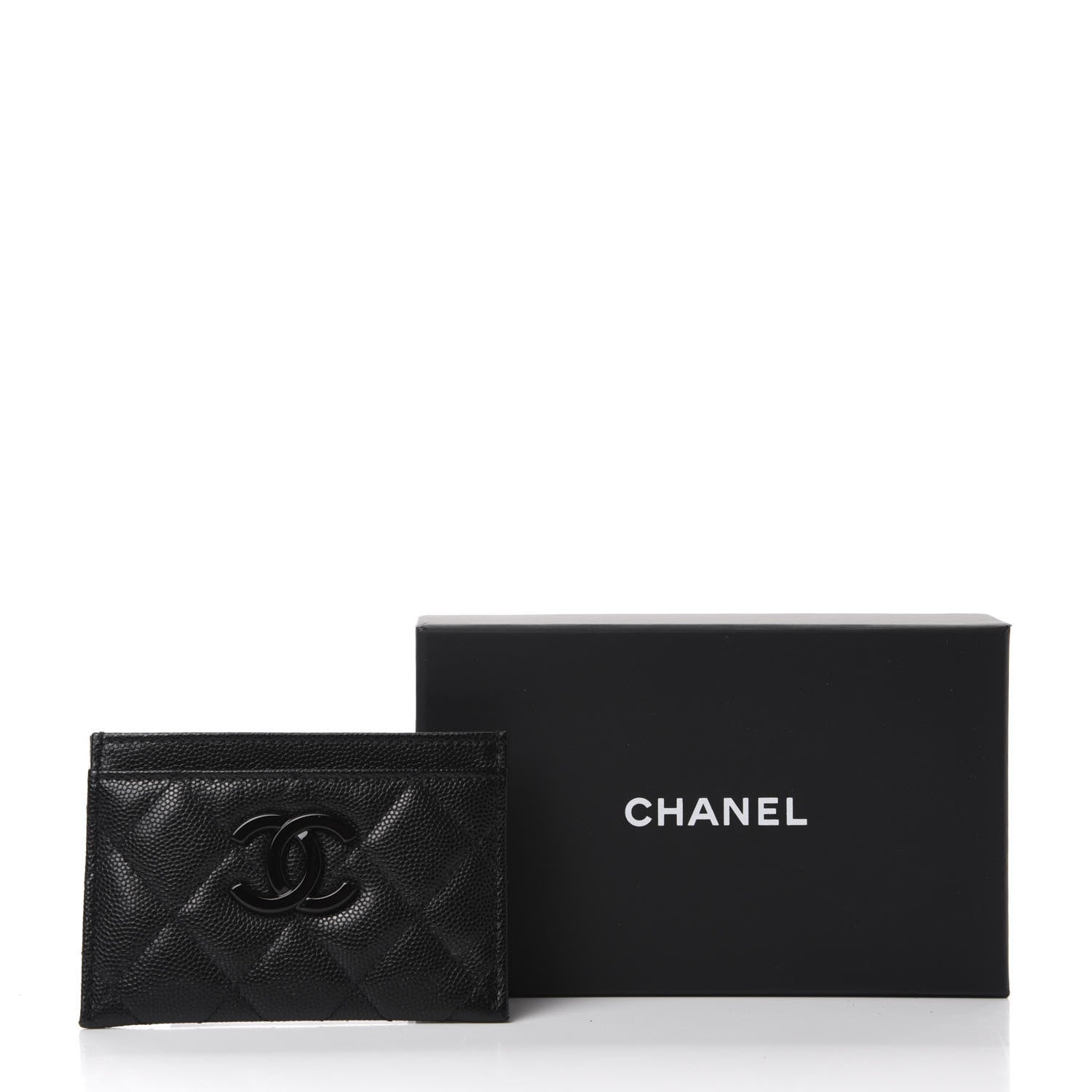 Chanel Caviar Quilted My Everything Card Holder Black 9 of 9