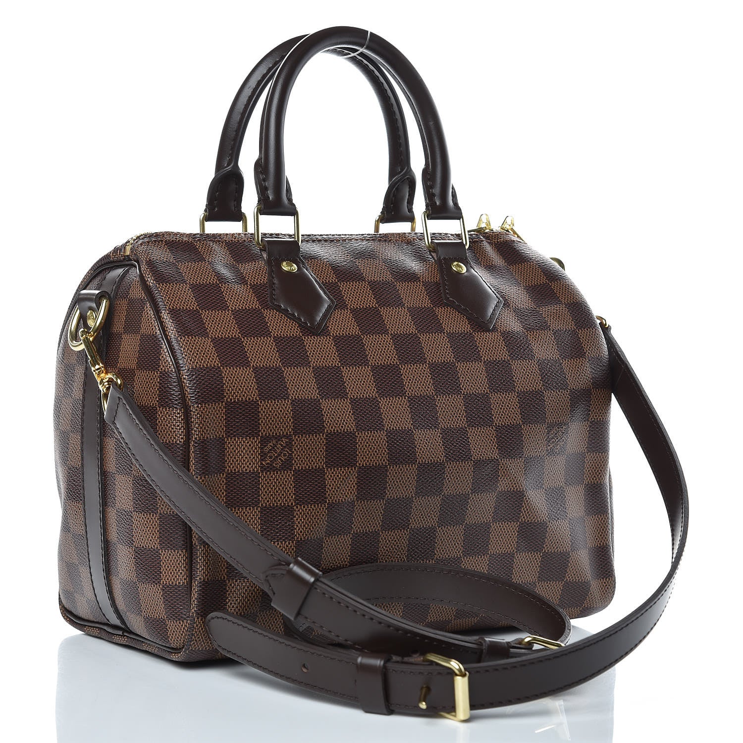 Louis Vuitton Damier Ebene Speedy Bandouliere 25 3 of 10