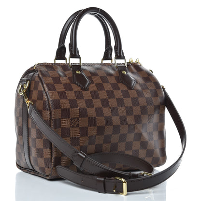 Louis Vuitton Damier Ebene Speedy Bandouliere 25 3 of 10
