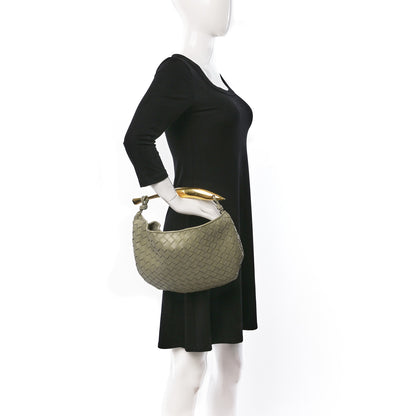 Bottega Veneta Nappa Intrecciato Sardine Bag Travertine 2 of 9
