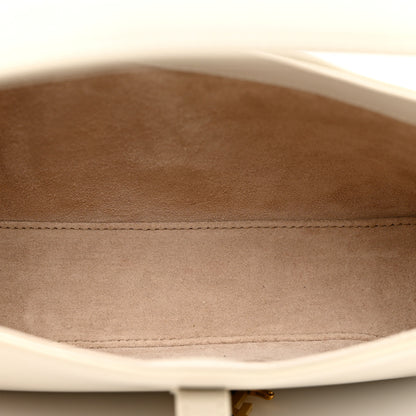 Saint Laurent Smooth Calfskin Le 5 A 7 Hobo Blanc Vintage 5 of 8