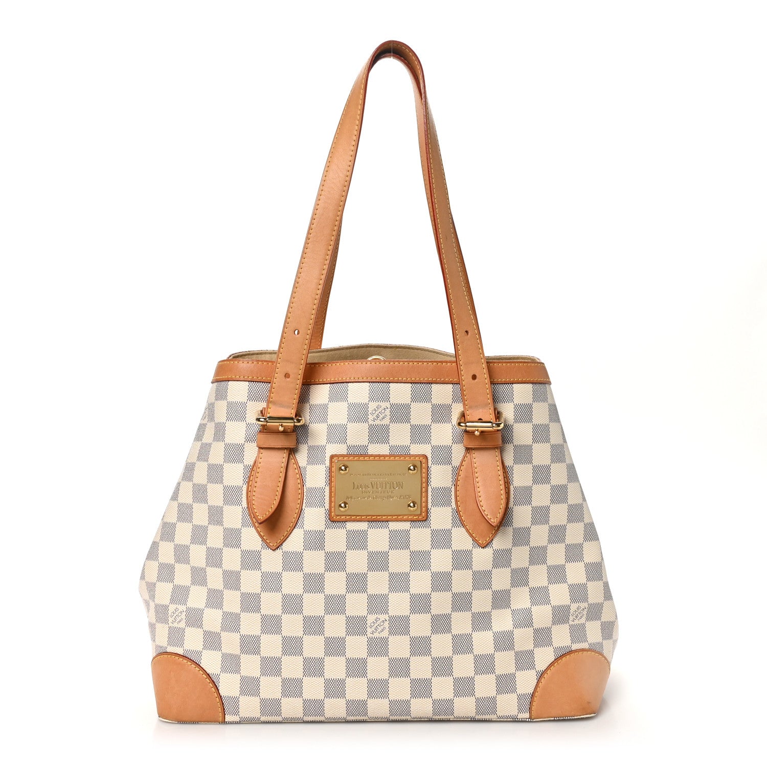 Louis Vuitton Damier Azur Hampstead MM 1 of 9