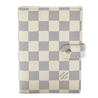 Louis Vuitton Damier Azur Small Ring Agenda Cover 1 of 13