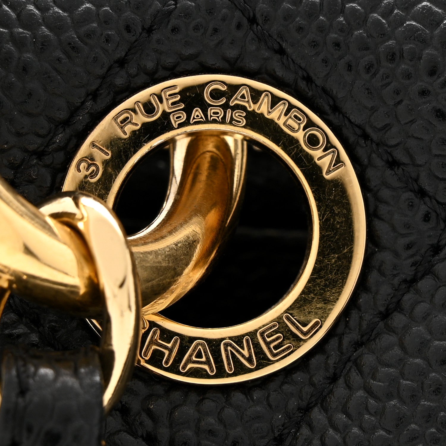 Chanel Caviar Quilted Grand Shopping Tote GST Black 13 of 15