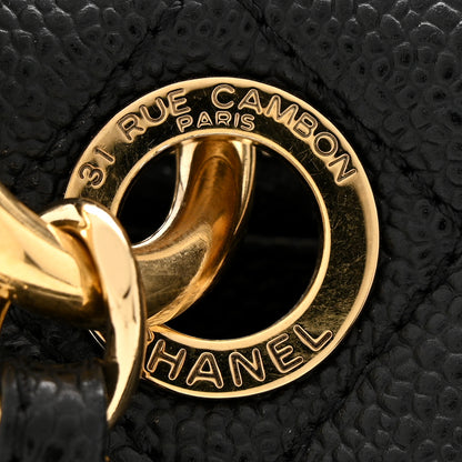 Chanel Caviar Quilted Grand Shopping Tote GST Black 13 of 15