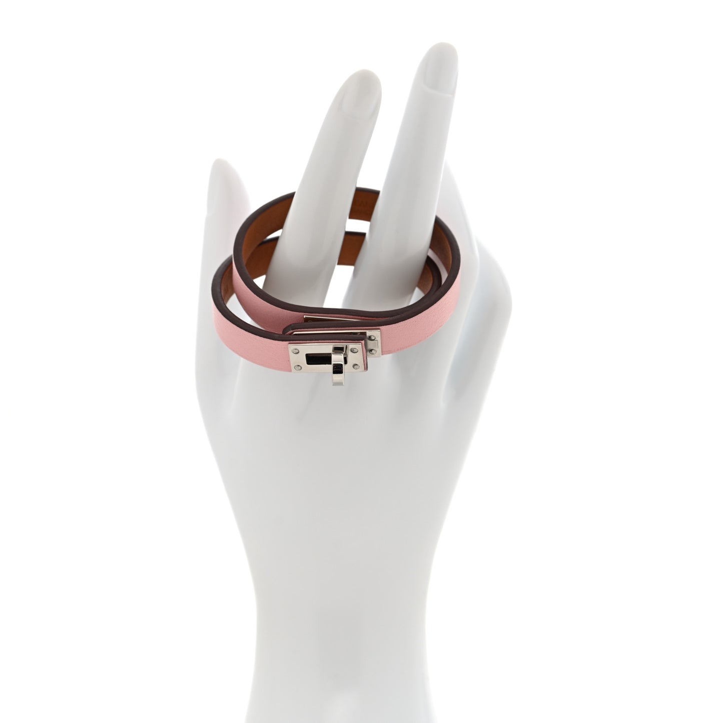 Swift Mini Kelly Double Tour Bracelet Rose Sakura