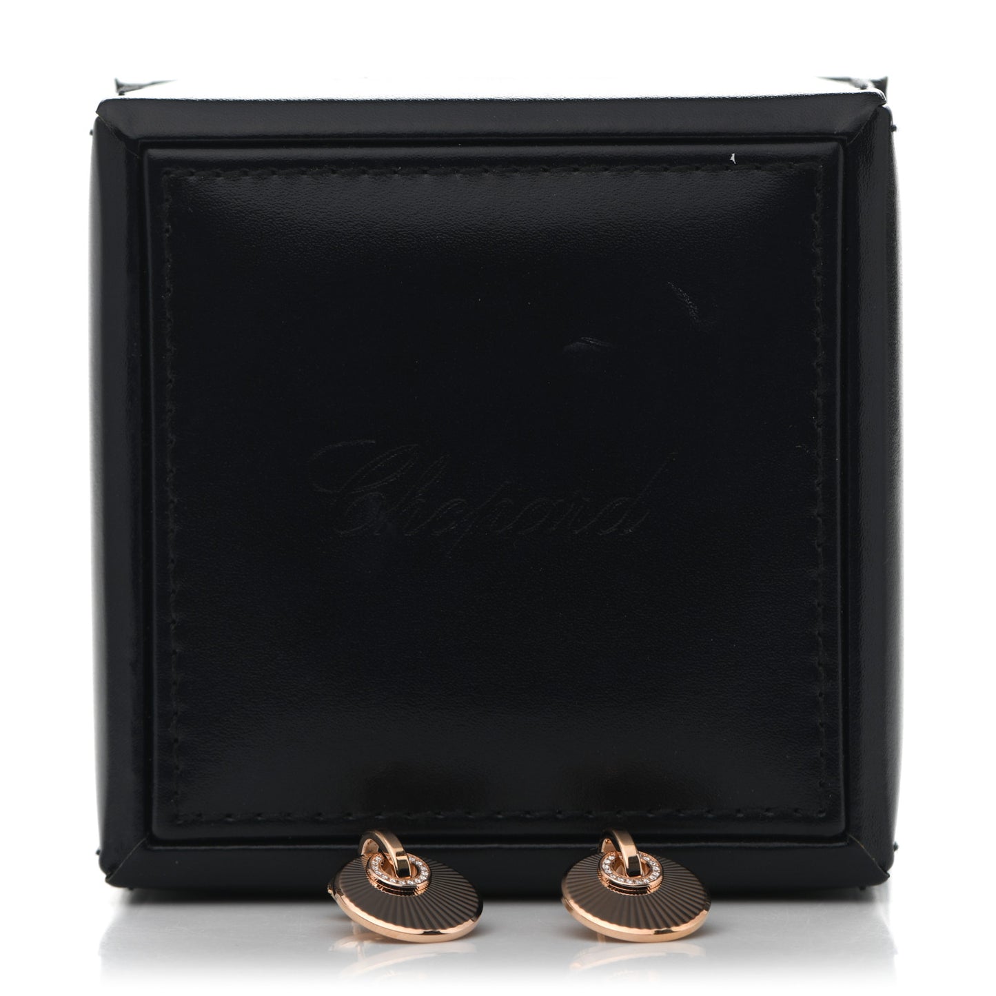 18K Rose Gold Diamond Xtravaganza Round Drop Earrings