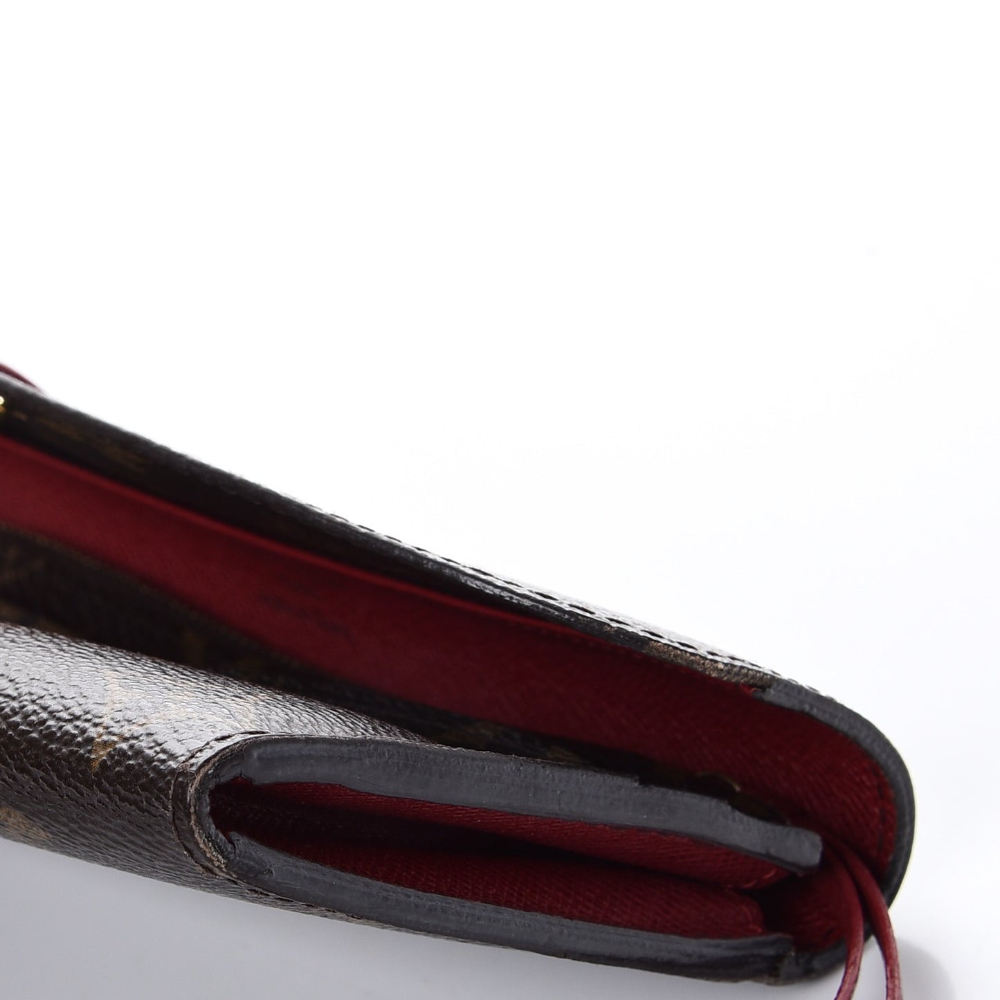 Monogram Emilie Wallet Red