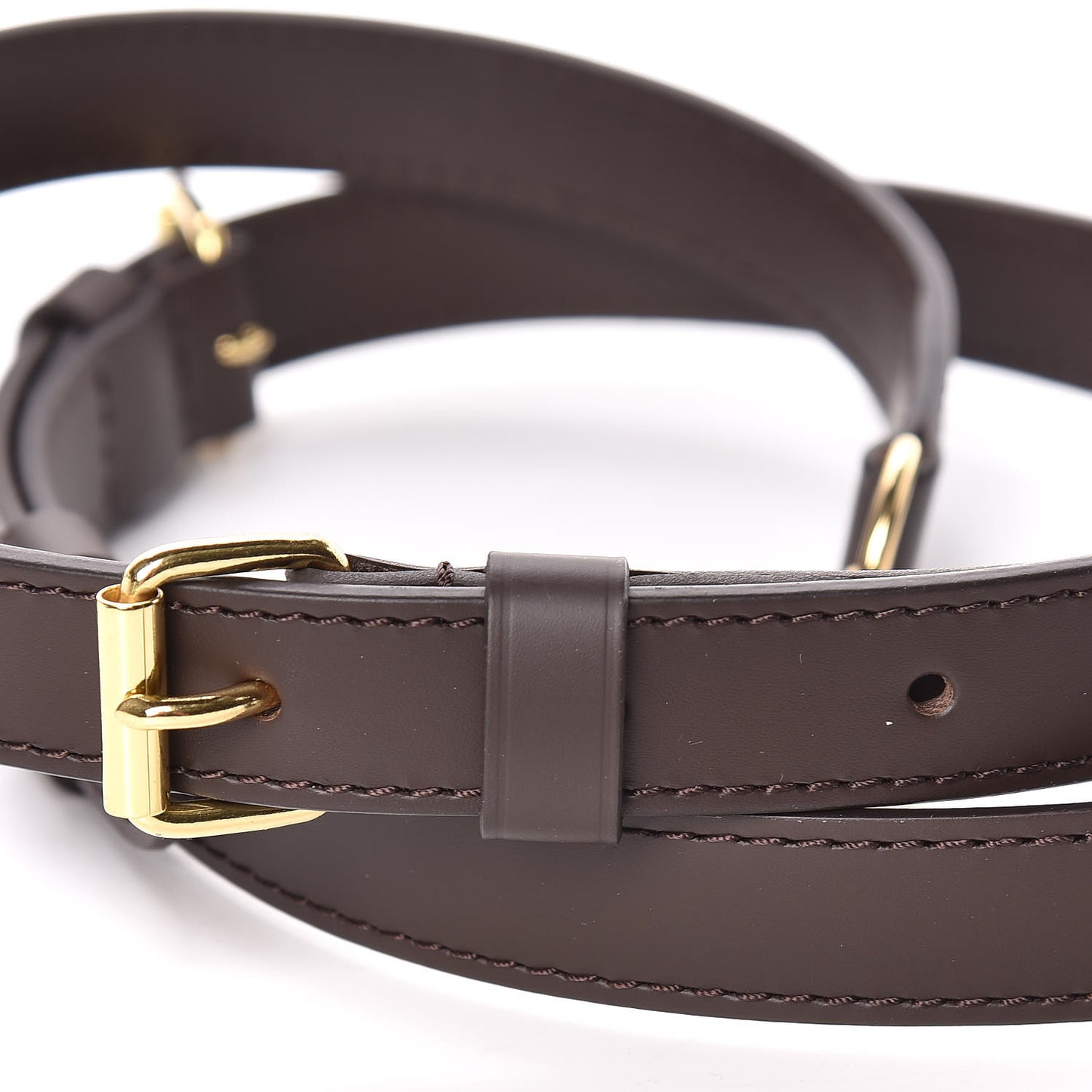 Calfskin Adjustable Speedy Bandouliere Shoulder Strap Brown