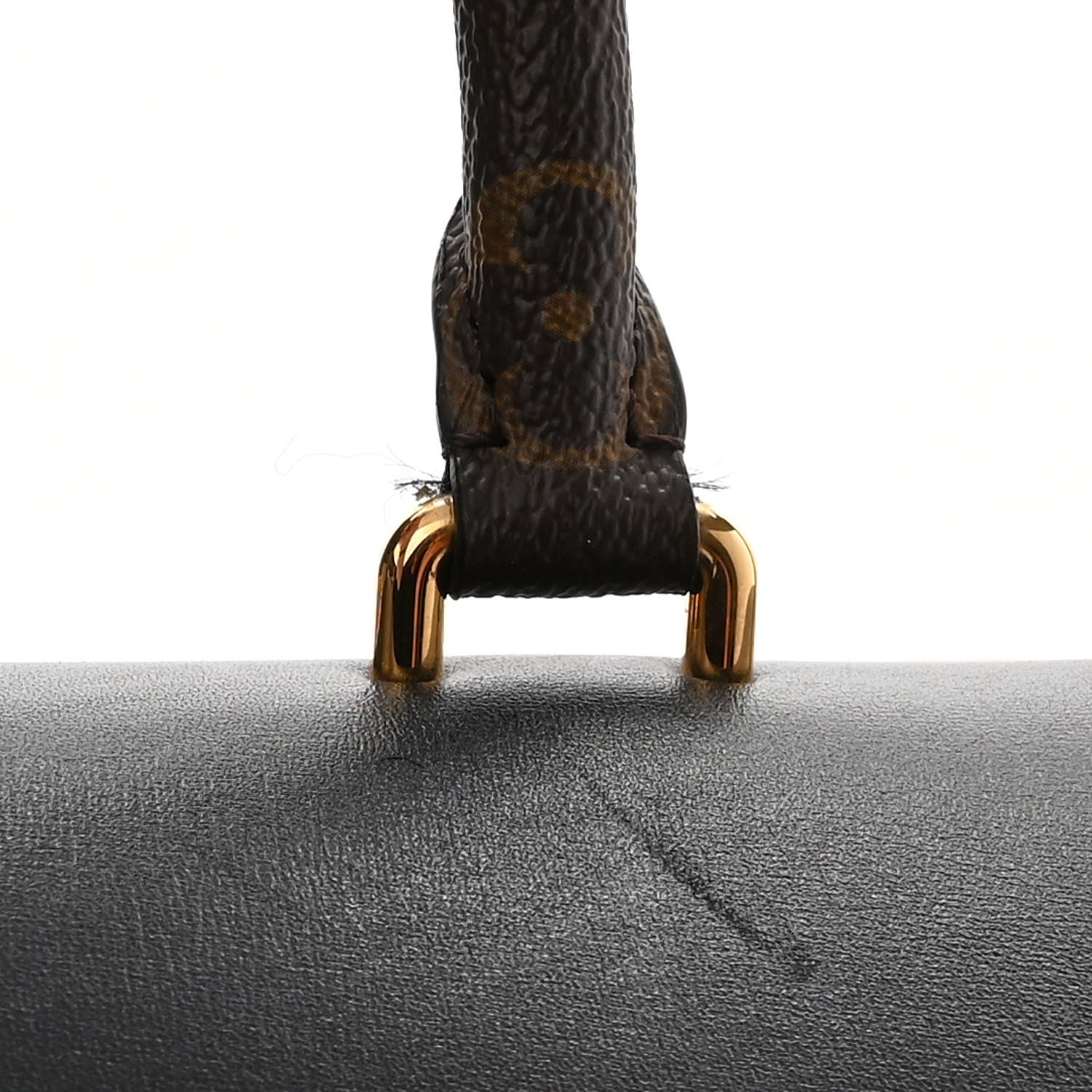 Louis Vuitton Calfskin Monogram Speedy Doctor 25 Black 10 of 14