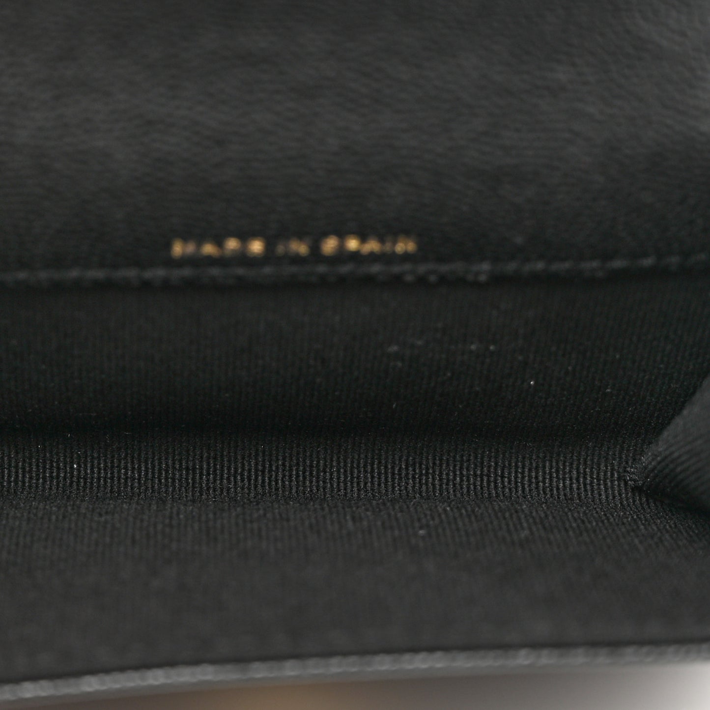 Caviar Quilted Enamel Coco Casino Flap Card Holder Wallet Black