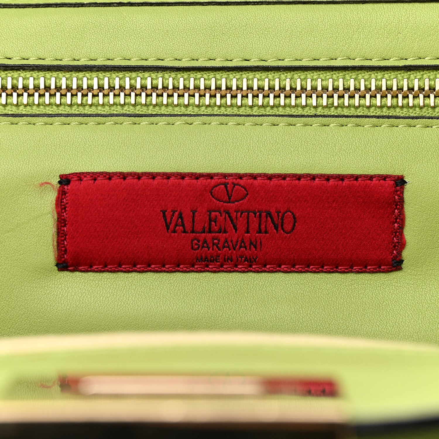 Valentino Garavani Vitello Small Rockstud Tote Apple 6 of 9