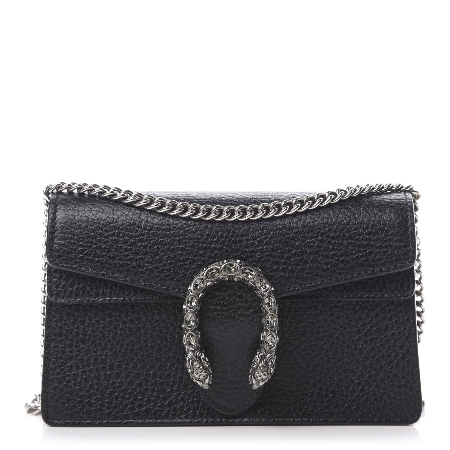 Calfskin Super Mini Dionysus Shoulder Bag Black