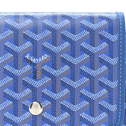 Goyard Goyardine Plumet Wallet Clutch Sky Blue 8 of 10