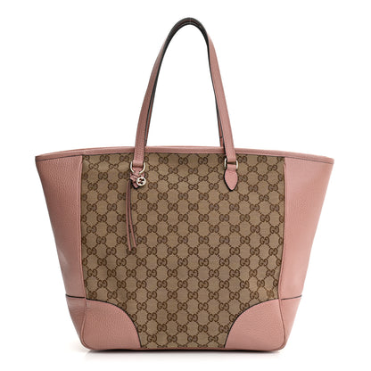 Gucci Monogram Bree Zippered Tote Beige Soft Pink 1 of 10