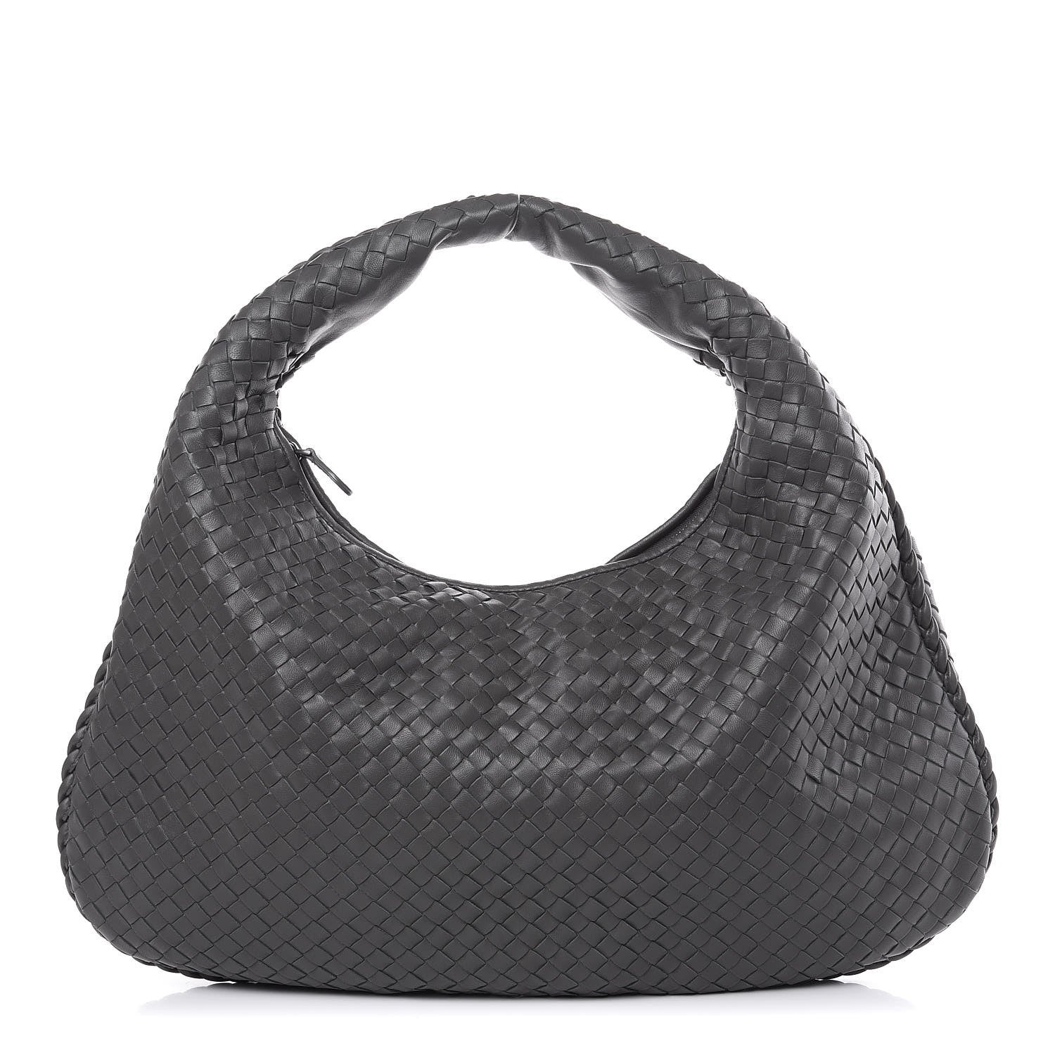 Bottega Veneta Nappa Intrecciato Medium Veneta Hobo Grey 1 of 8