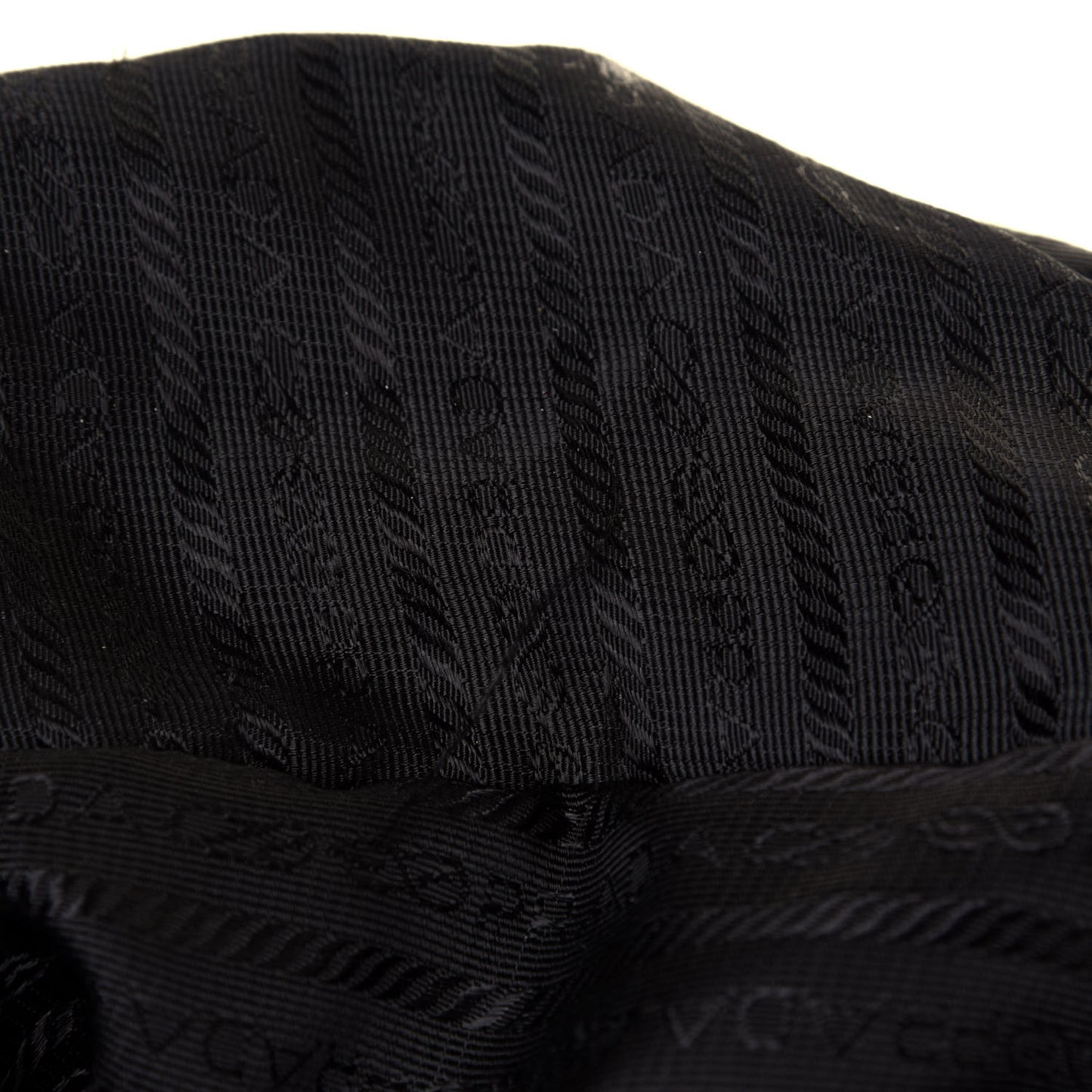 Nylon Vela Messenger Bag Black