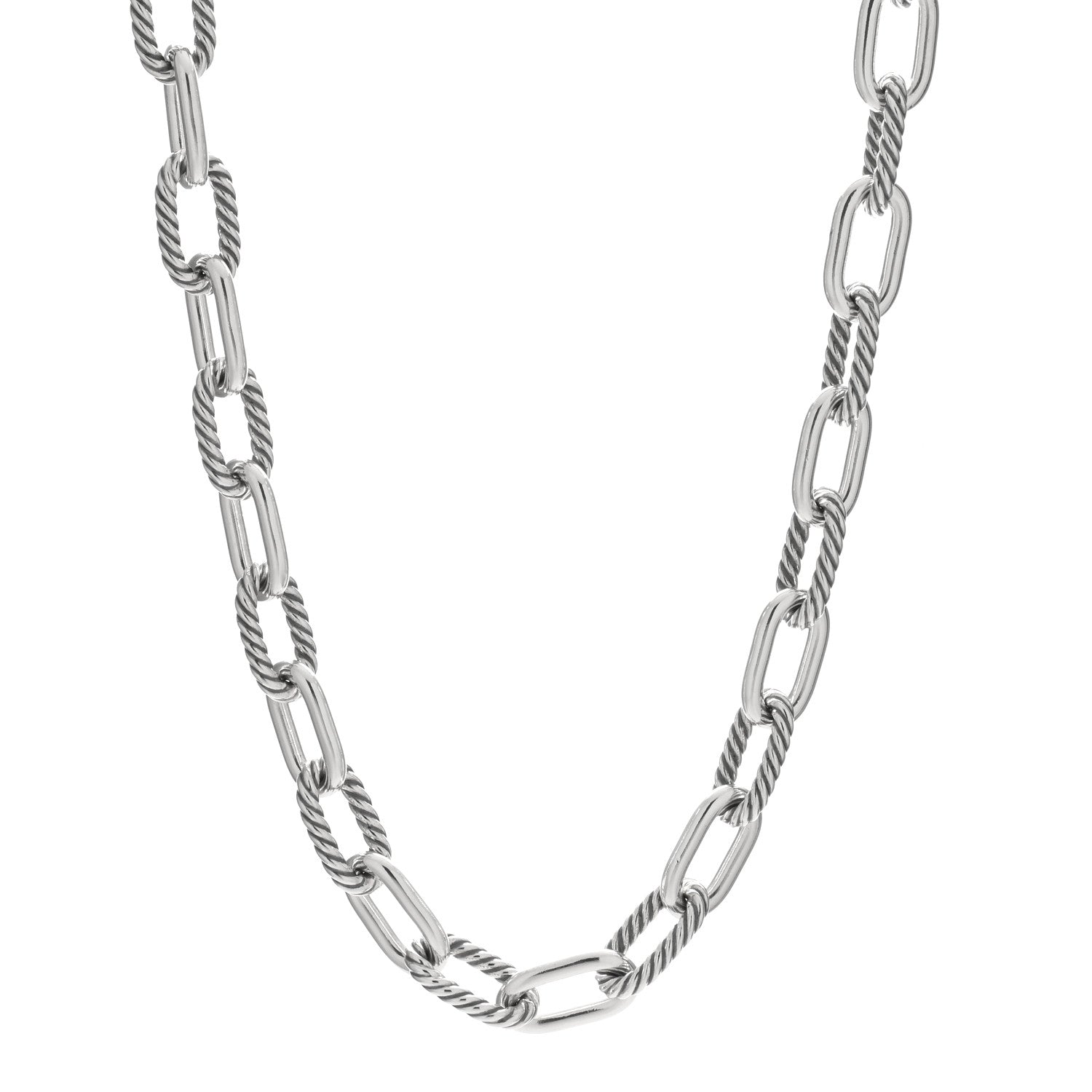 David Yurman Sterling Silver 11mm Madison Chain Necklace 20.5" 1 of 3