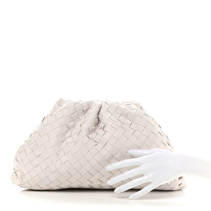 Bottega Veneta Nappa Maxi Intreccio The Pouch Oversized Clutch Plaster 2 of 11