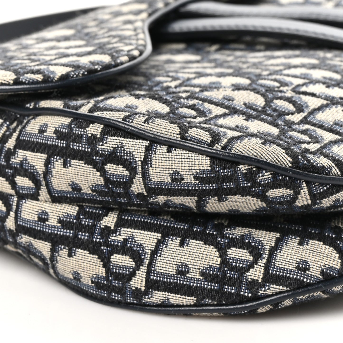Oblique Saddle Bag Blue