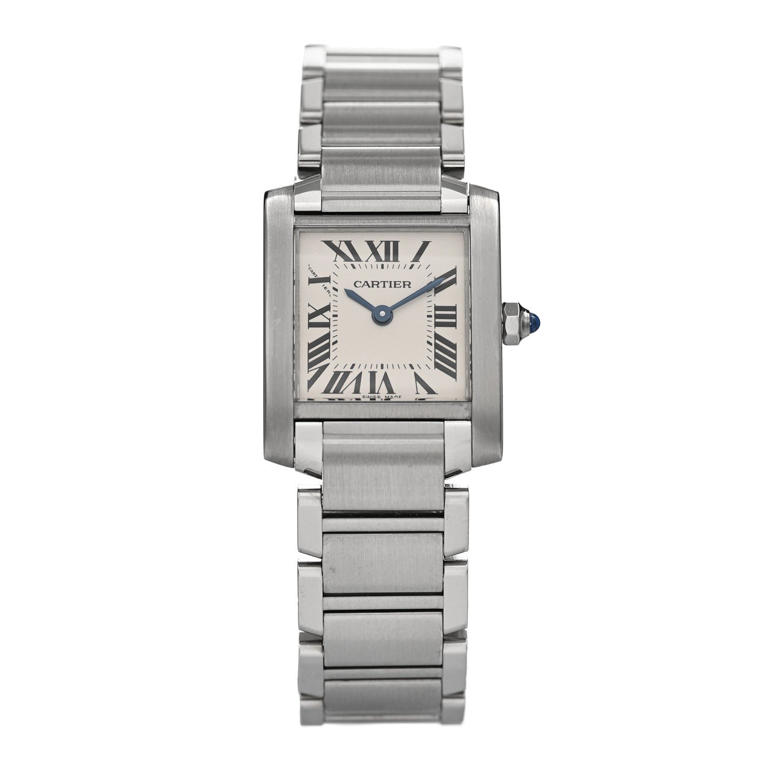Cartier Stainless Steel 20mm Tank Francaise Quartz Watch 1 of 4