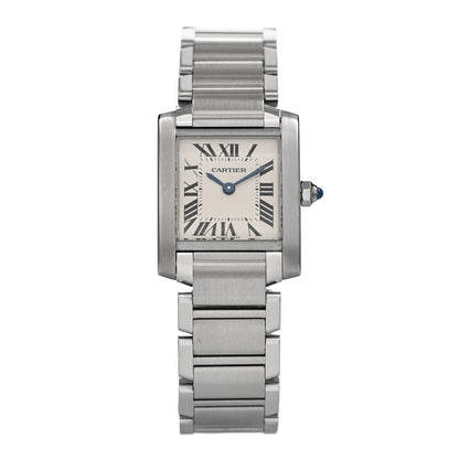 Cartier Stainless Steel 20mm Tank Francaise Quartz Watch 1 of 4