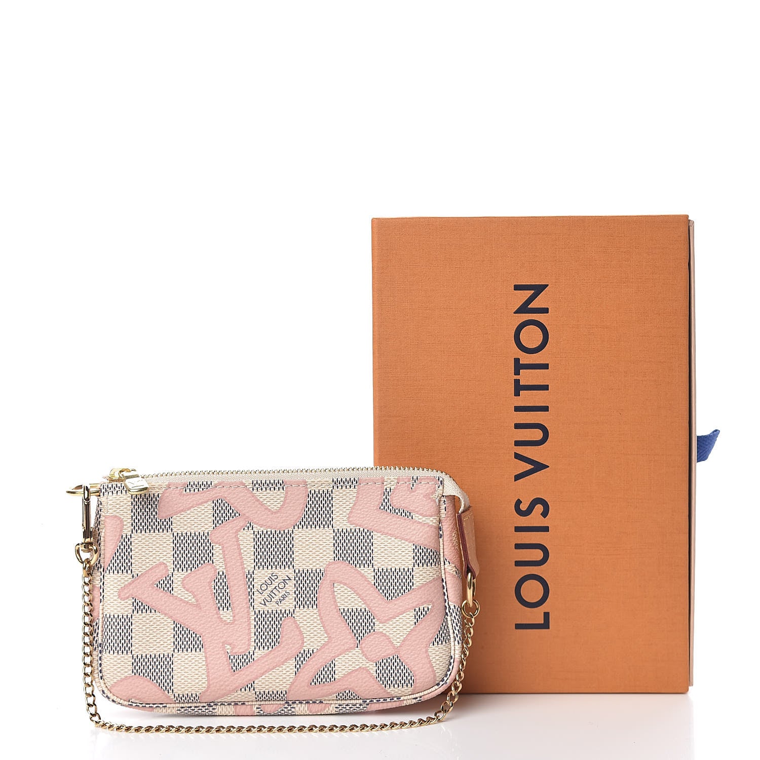 Louis Vuitton Damier Azur Tahitienne Mini Pochette Accessories 8 of 8