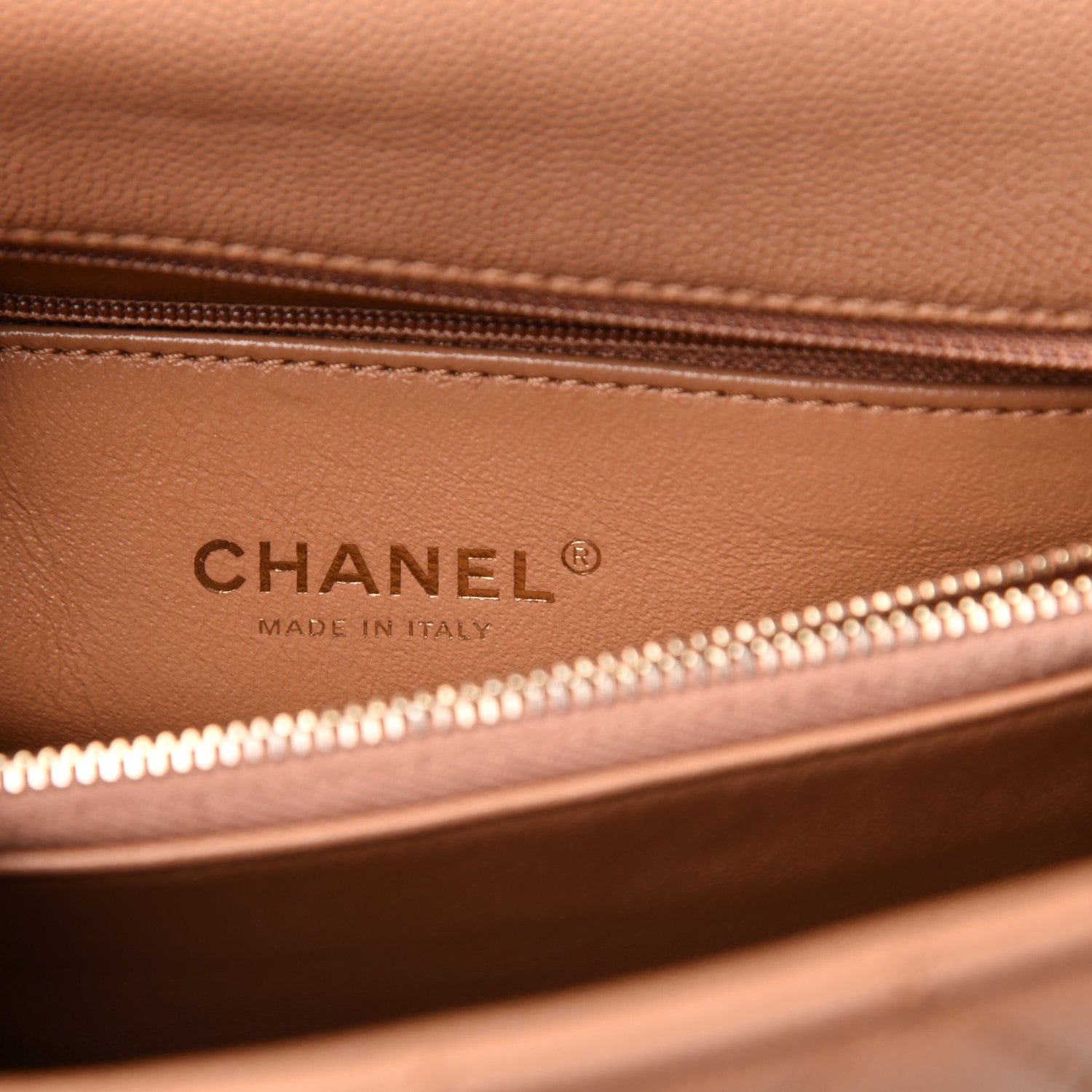 Chanel Caviar Lizard Embossed Quilted Small Coco Handle Flap Beige 7 of 11