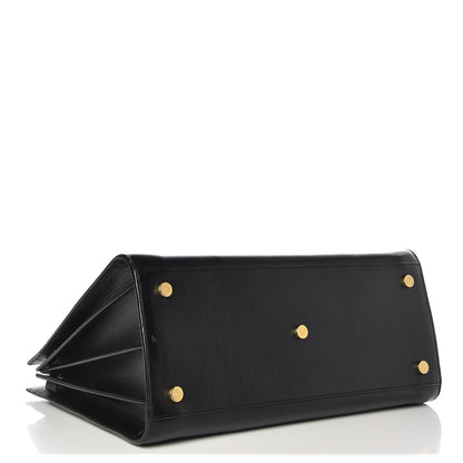 Saint Laurent Calfskin Large Sac De Jour Carryall Black 4 of 10