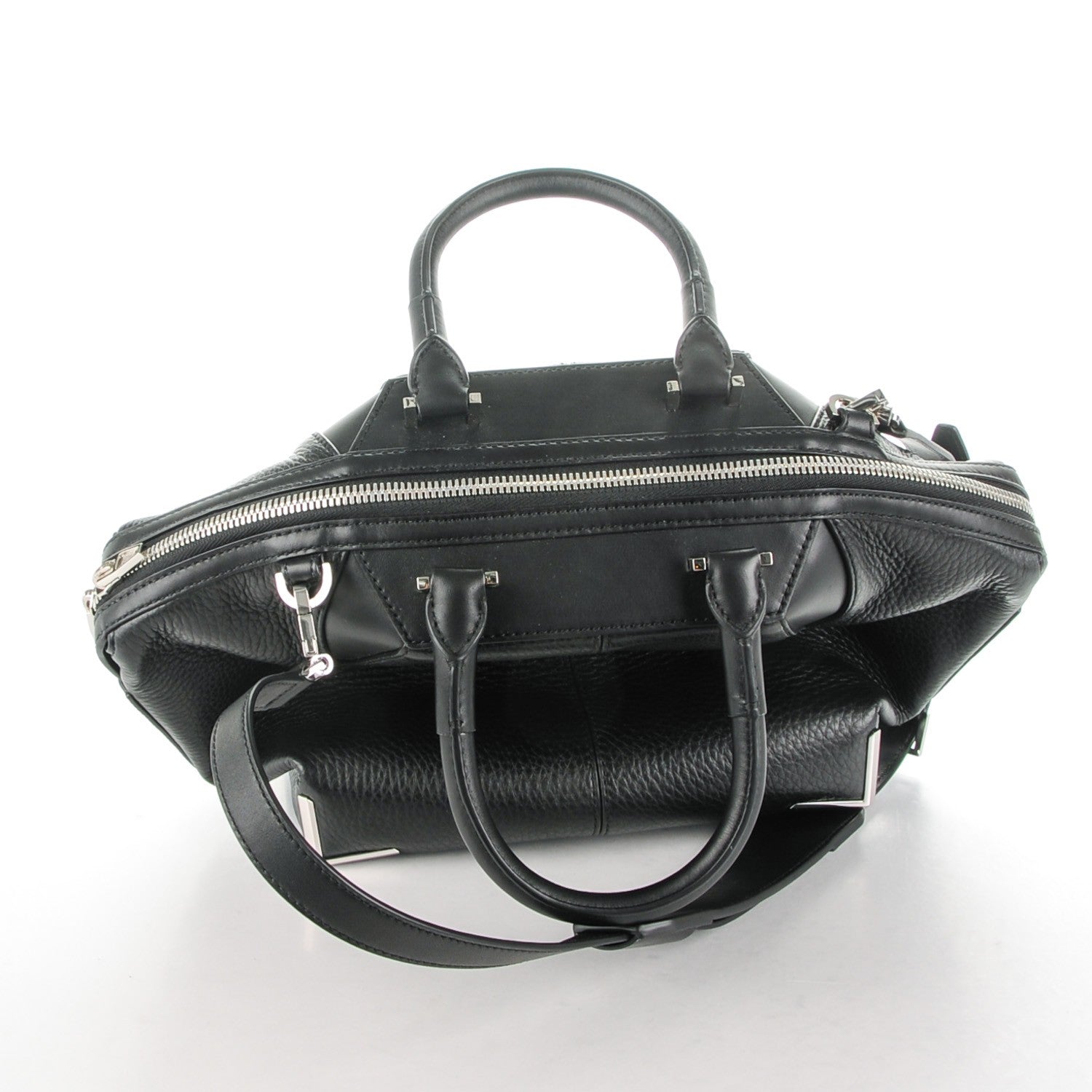 Alexander Wang Pebbled Calfskin Small Emile Black 9 of 9