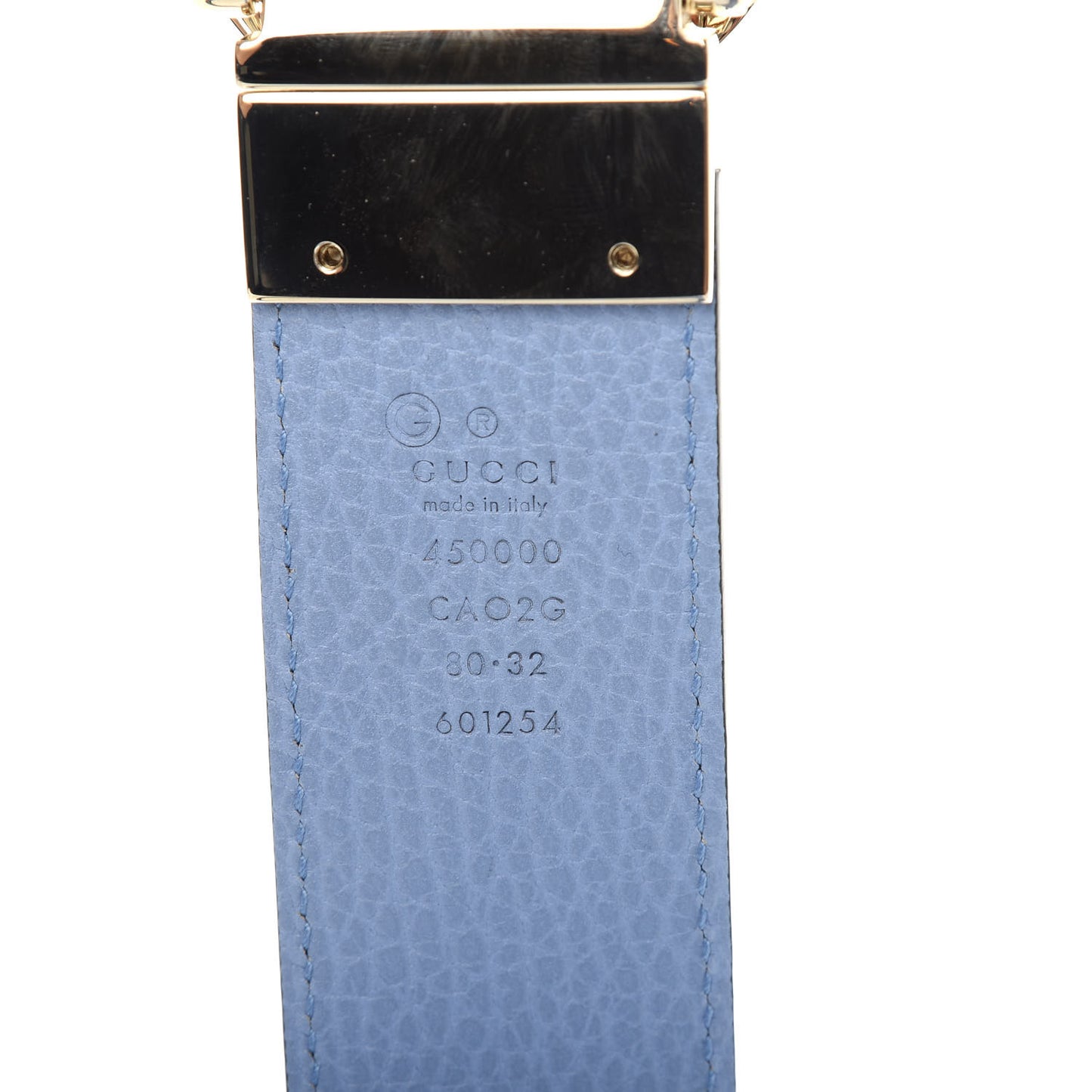 Dollar Calfskin 1973 Reversible Belt 80 32 Black Mineral Blue