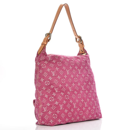 Louis Vuitton Denim Baggy GM Fuchsia 3 of 7