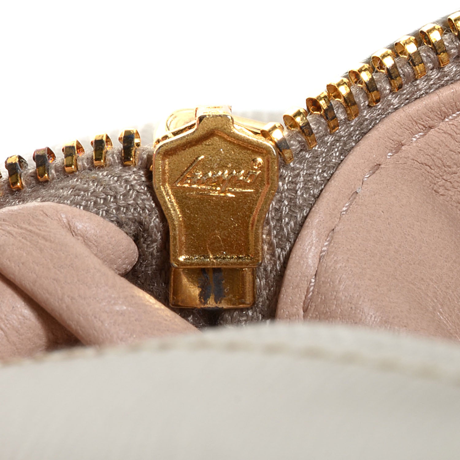 Prada Saffiano Lux Flap Clutch Pomice 9 of 9