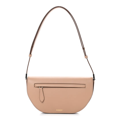Burberry Calfskin Small Olympia Shoulder Bag Light Biscuit 1 of 8