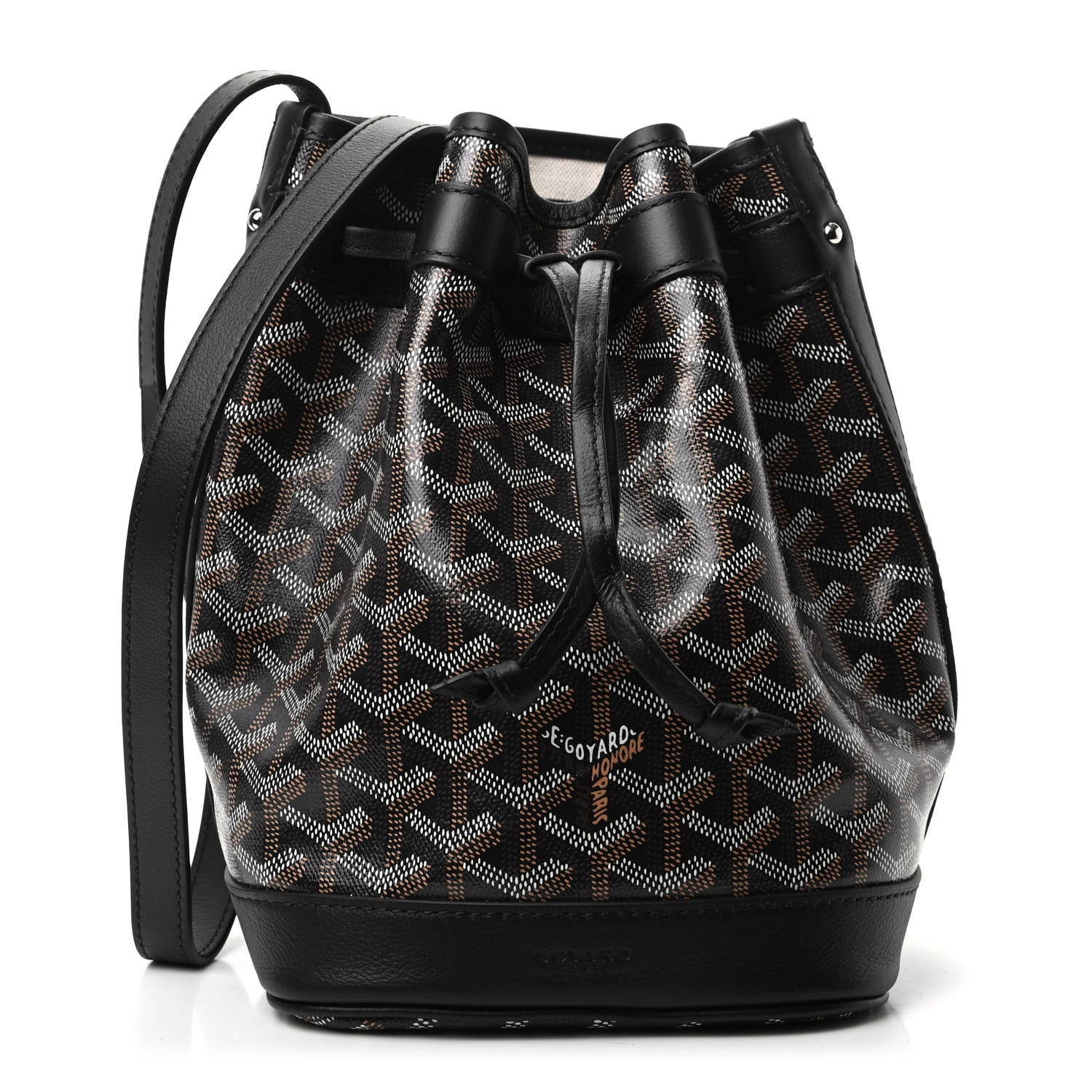 Goyard Goyardine Petit Flot Bucket Bag PM Black 1 of 8