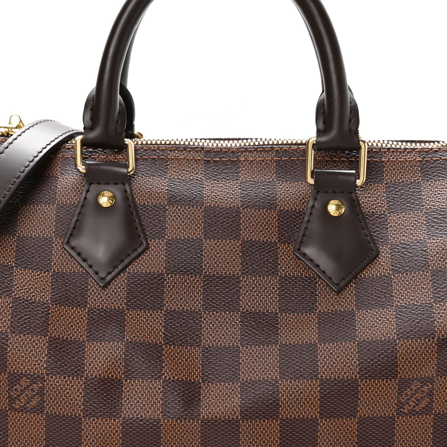 Louis Vuitton Damier Ebene Speedy Bandouliere 25 7 of 10