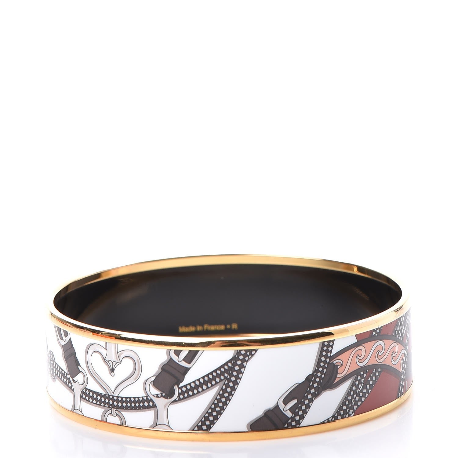 Hermes Enamel Printed Wide Festival des Amazones Bracelet 65 Collectionneur 3 of 6