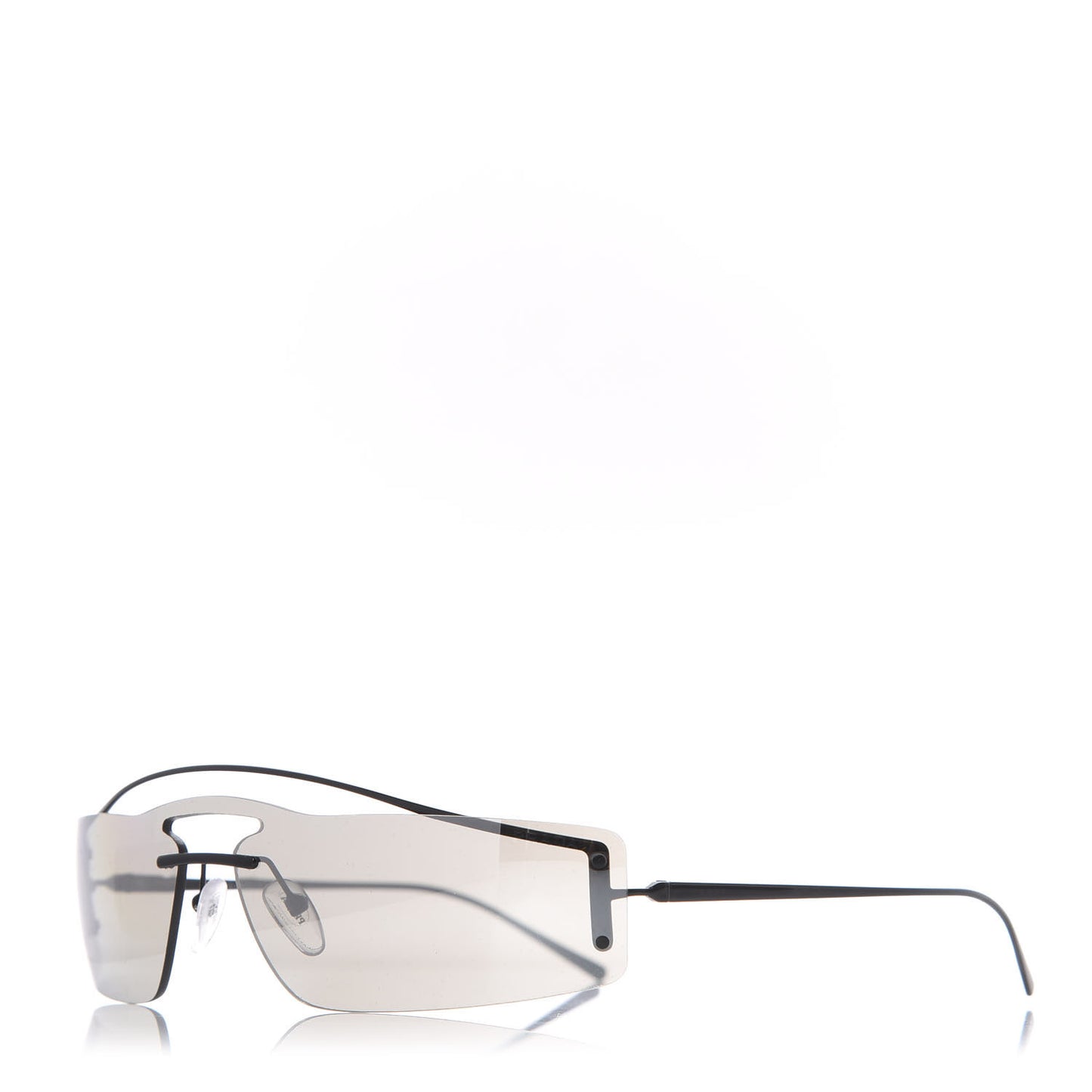 Rectangle Shield Sunglasses SPR 61V Black