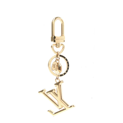 Louis Vuitton LV Facettes Bag Charm Key Holder Gold 3 of 4