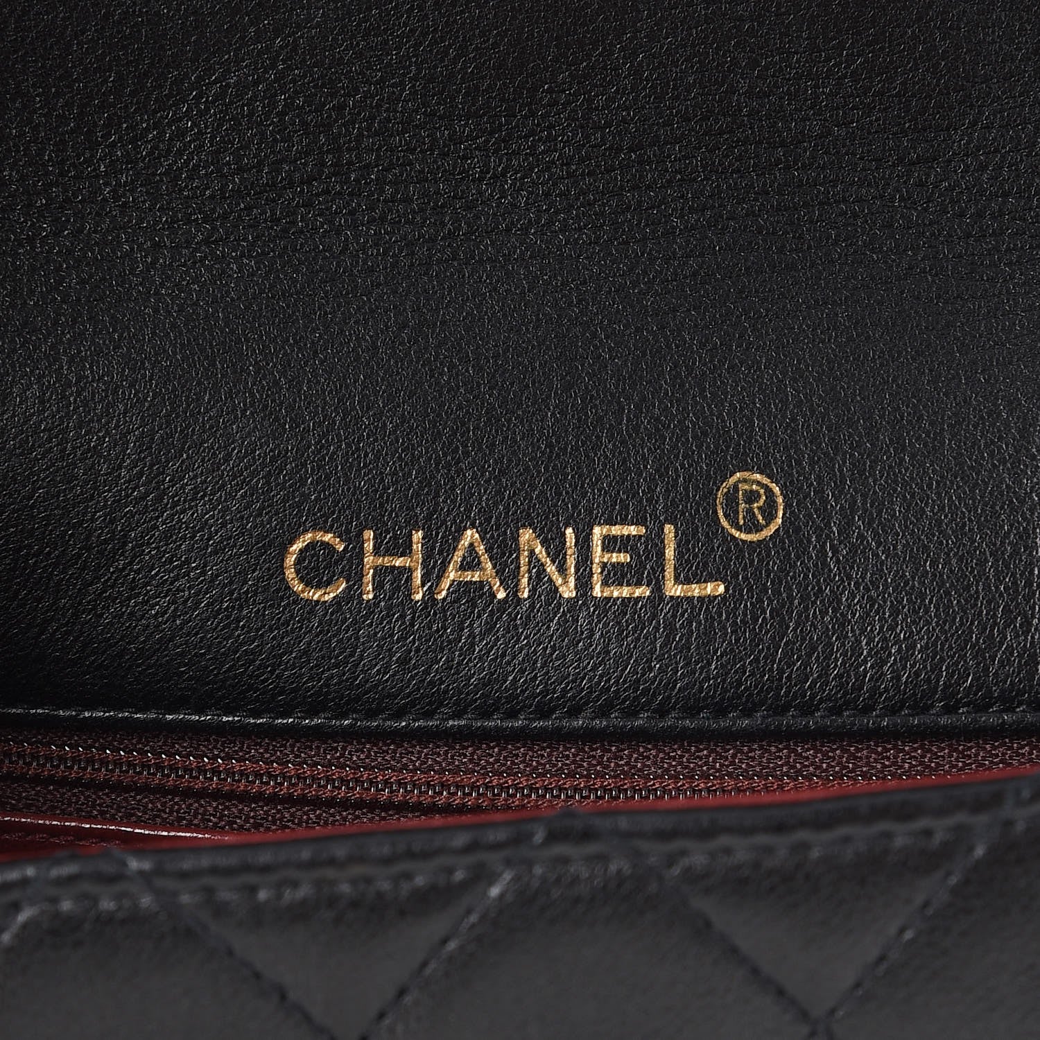 Chanel Lambskin Quilted Small Half Moon Flap Black 6 of 13