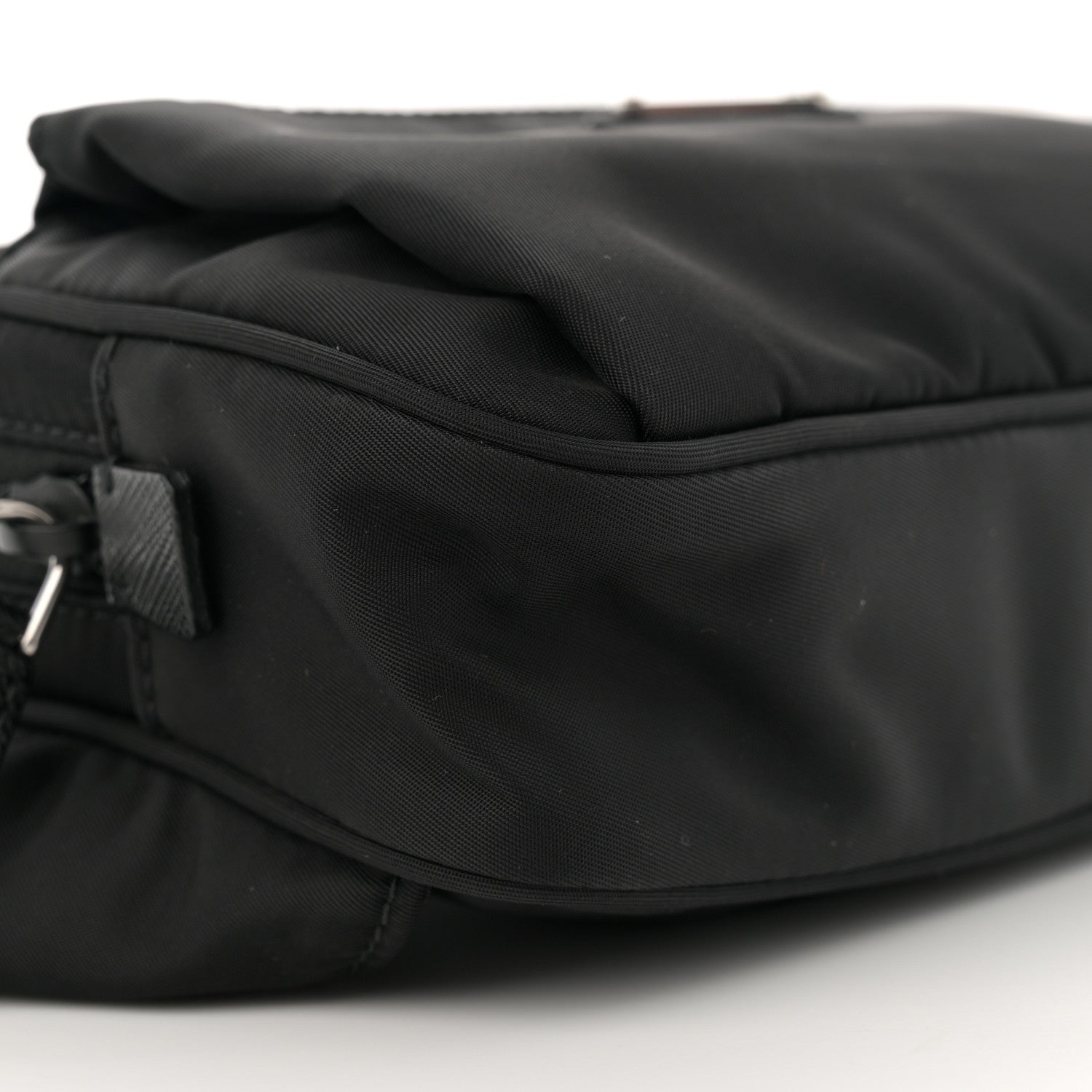Prada Re-Nylon Saffiano Belt Bag L Black 9 of 12