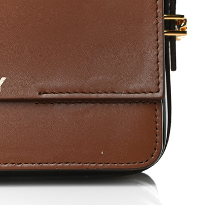 Burberry Smooth Calfskin Two Tone Small Grace Bag Malt Brown Black 13 of 15