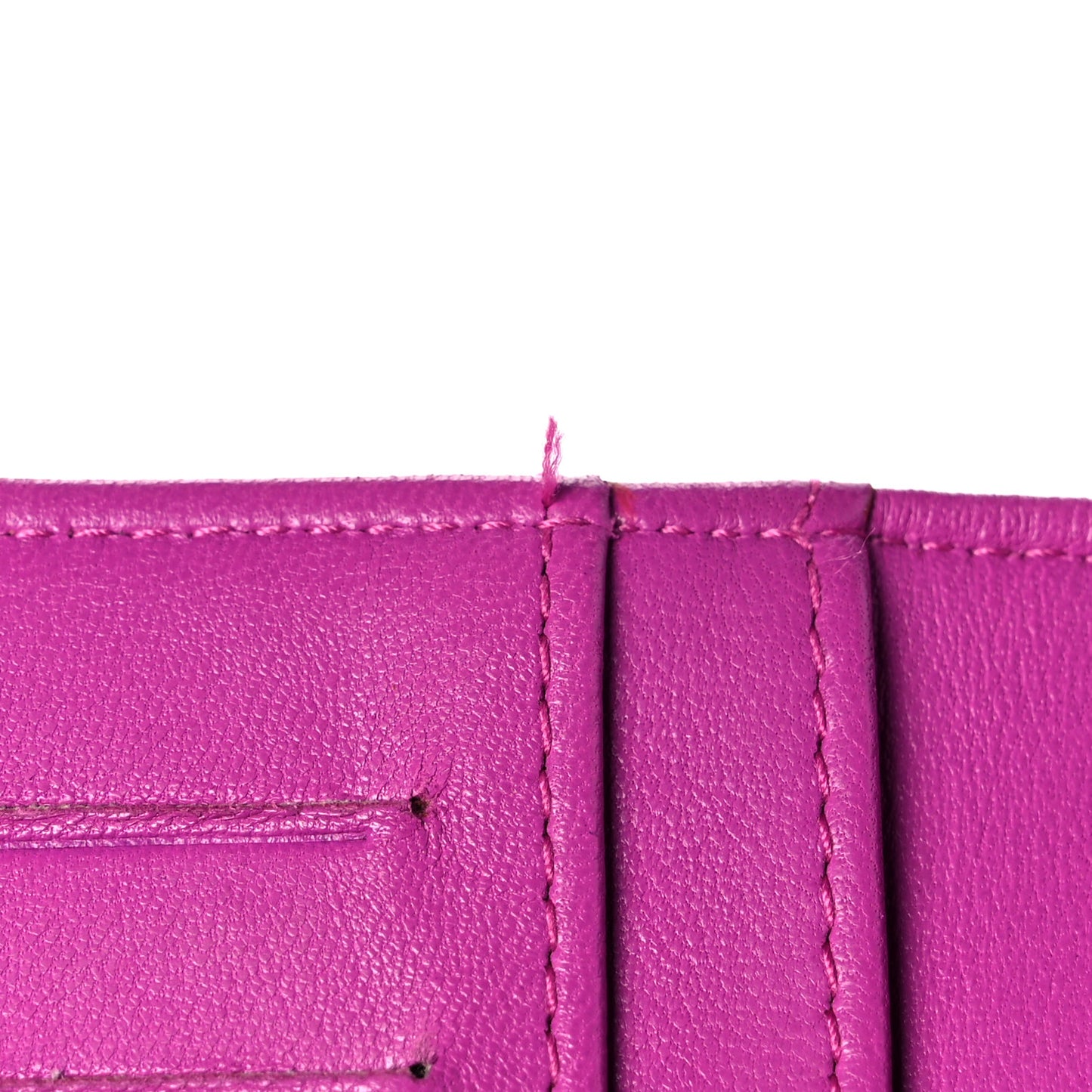 Lambskin Quilted Boy Yen Wallet Pink