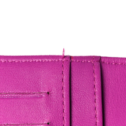 Chanel Lambskin Quilted Boy Yen Wallet Pink 19 of 22
