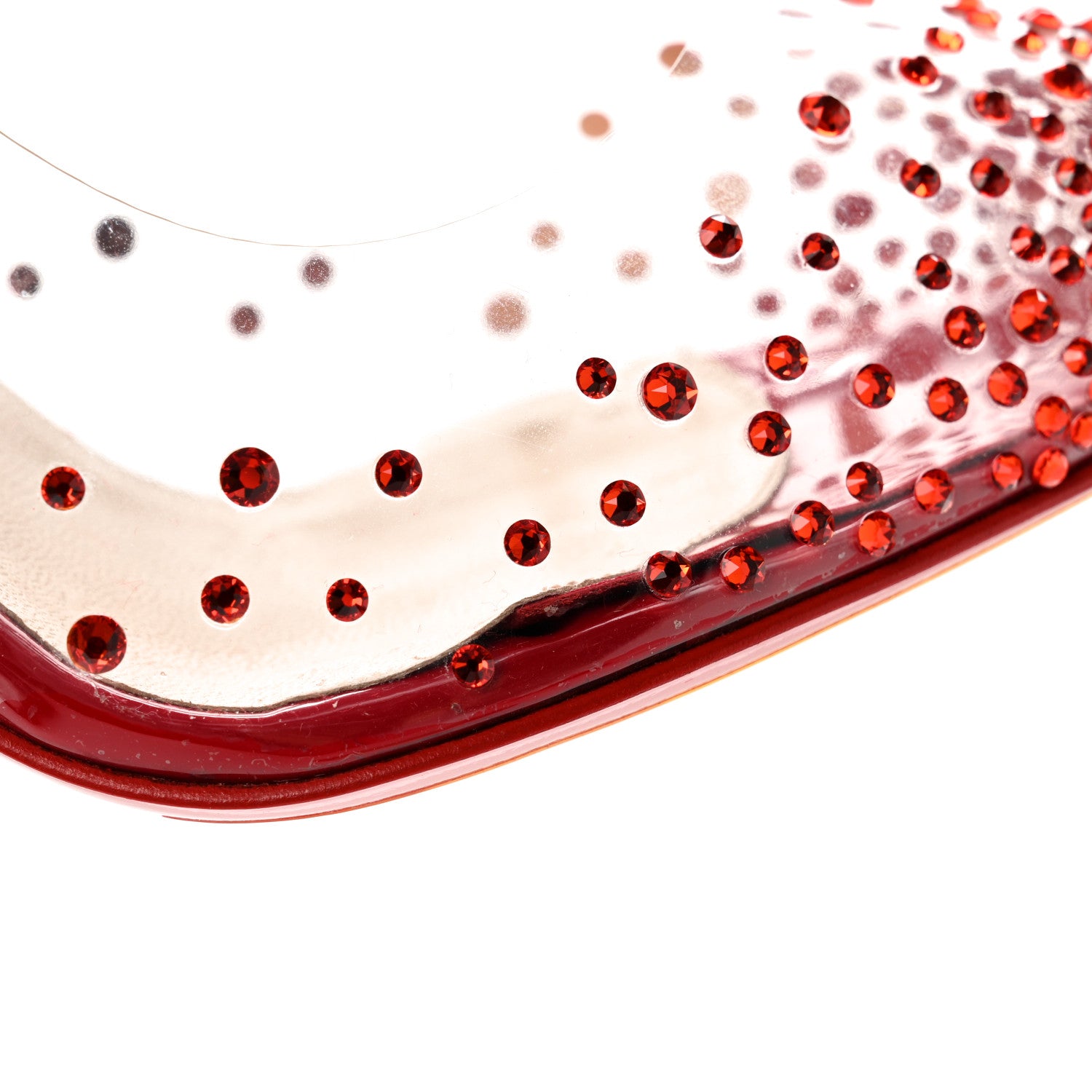 Christian Louboutin PVC Patent Degrastrass 100 Pumps 36.5 Red 10 of 12