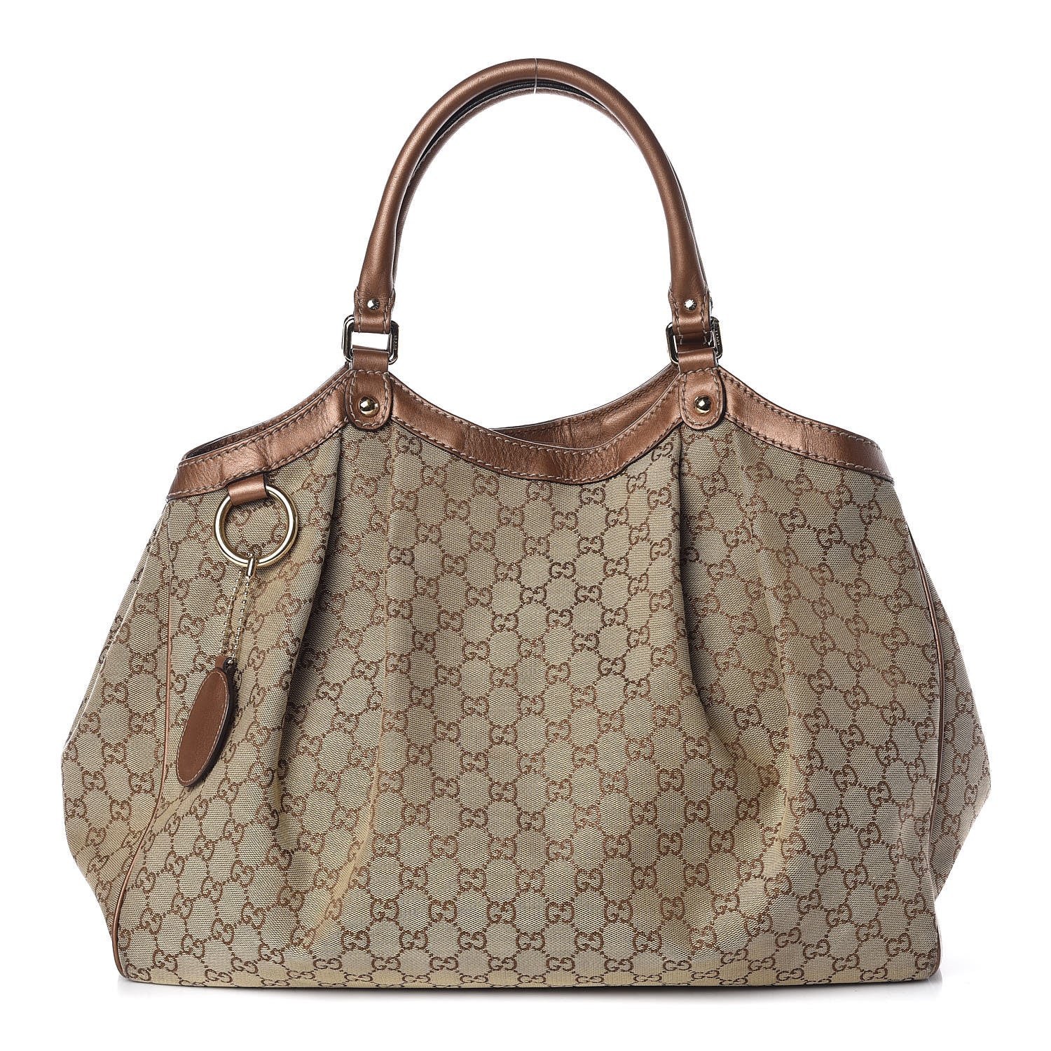 Gucci Monogram Large Sukey Tote Bronze 1 of 10