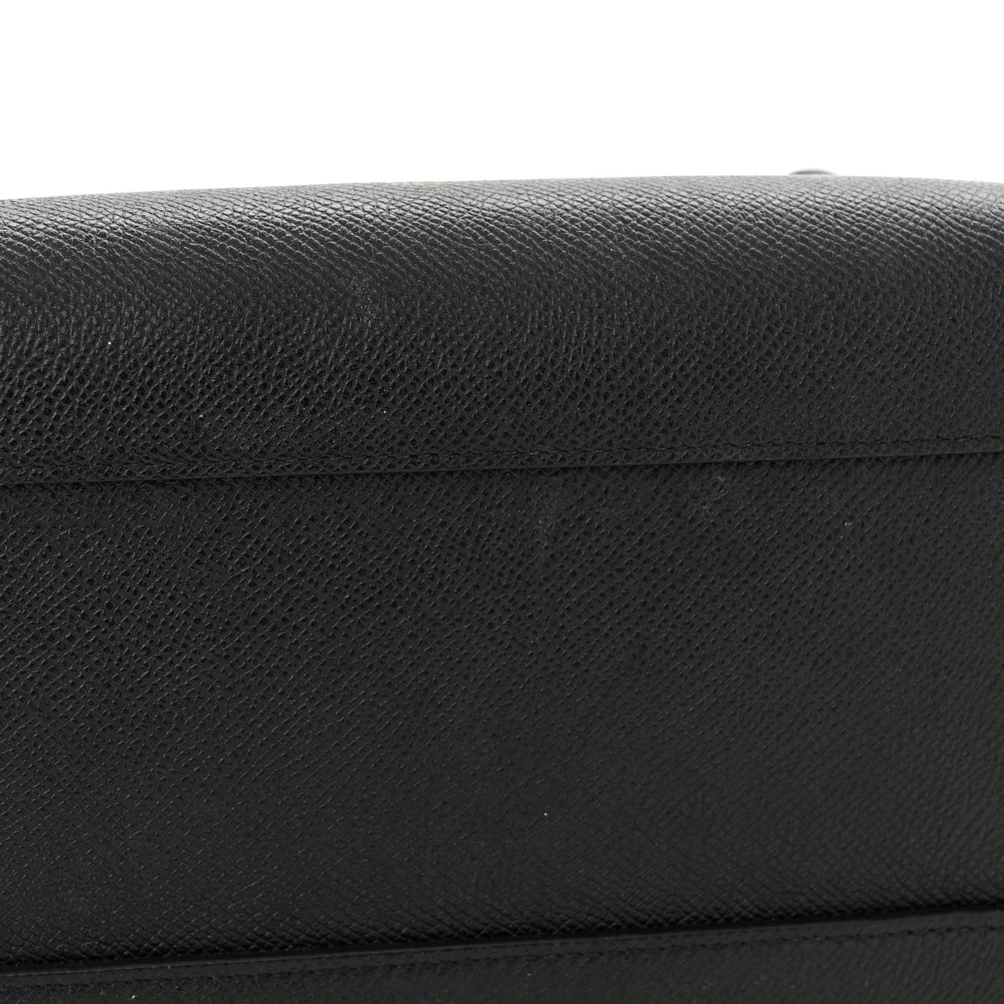 Grained Calfskin Micro Belt Bag Black